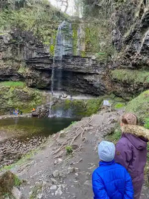 Henrhyd Falls entrance sign