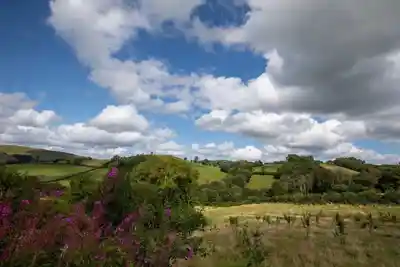 Photos of the rolling hills and countryside in Llandovery