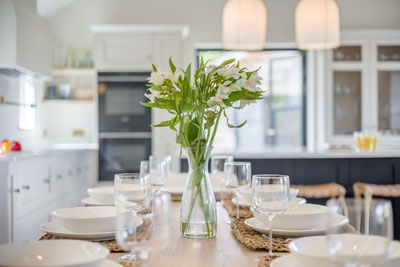 Large family dining table