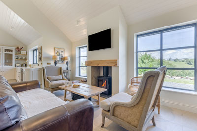 Open plan living area